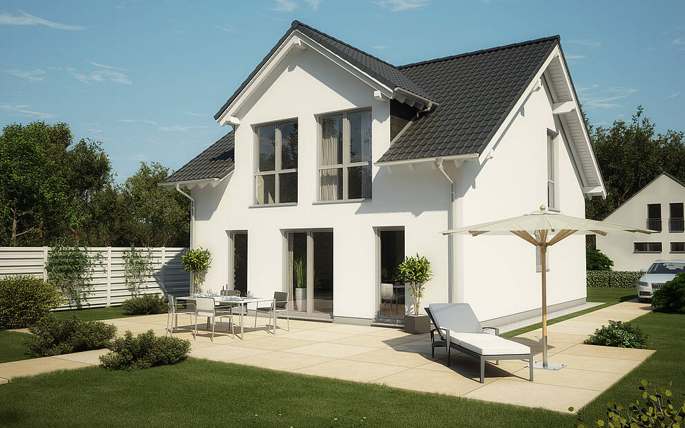 Familienhaus Komfort von Kern-Haus | Wählen Sie Ihre Gaube