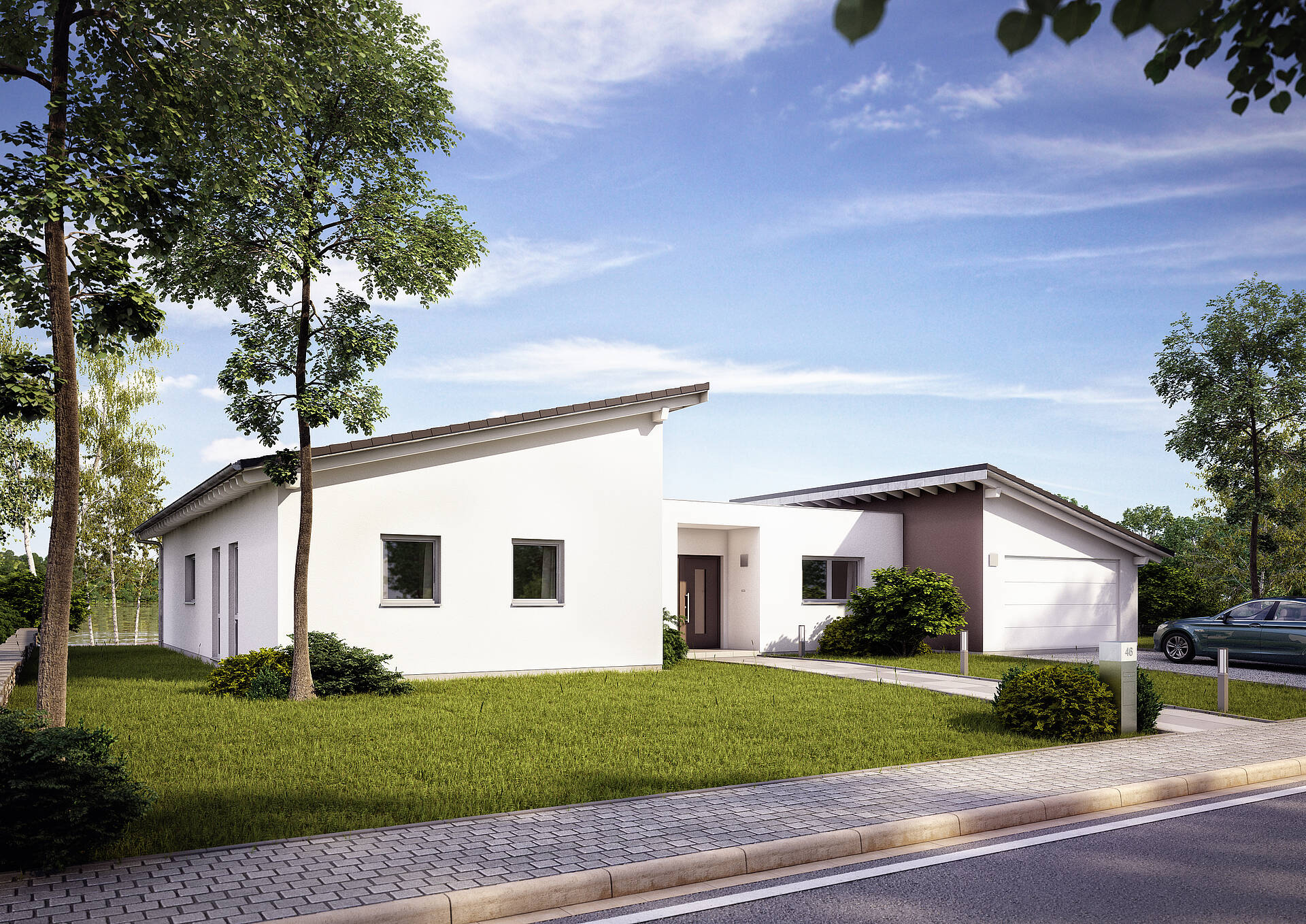 Bungalow Trio Mit Garage Kern Haus