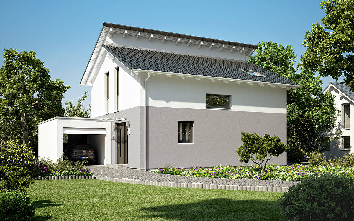 Familienhaus Loop Pult von Kern-Haus | Modernes Pultdach