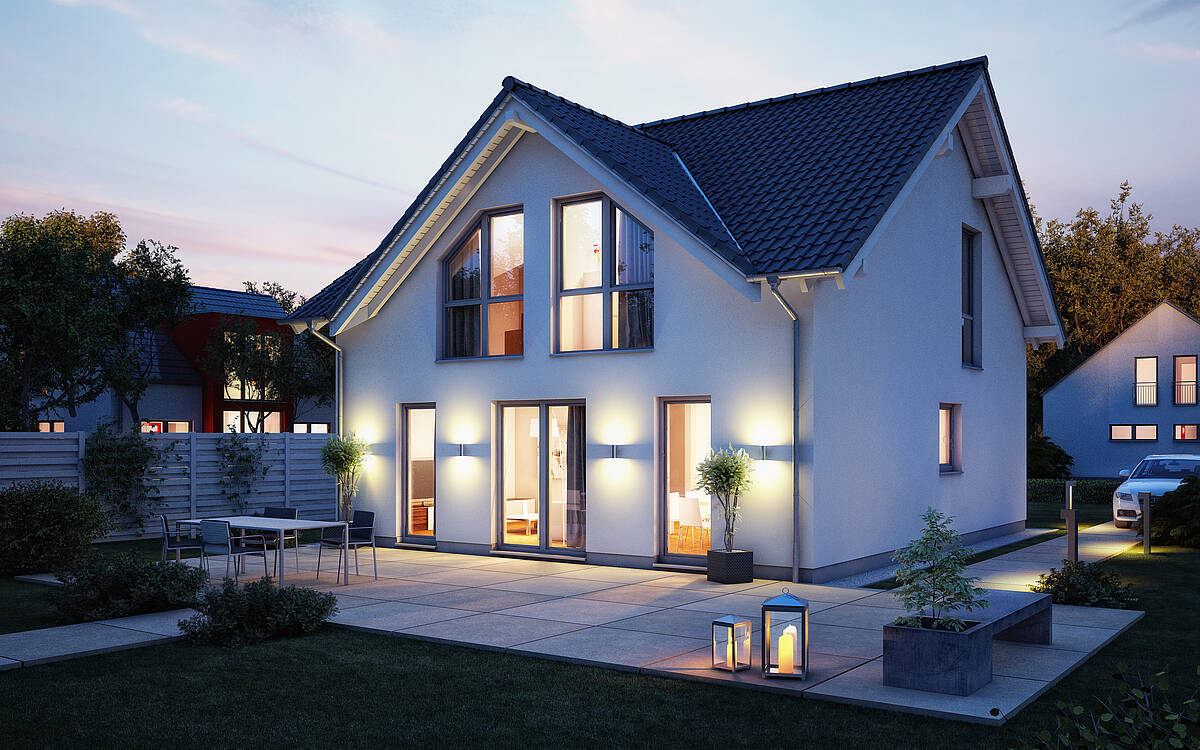 Familienhaus Komfort von Kern-Haus | Wählen Sie Ihre Gaube