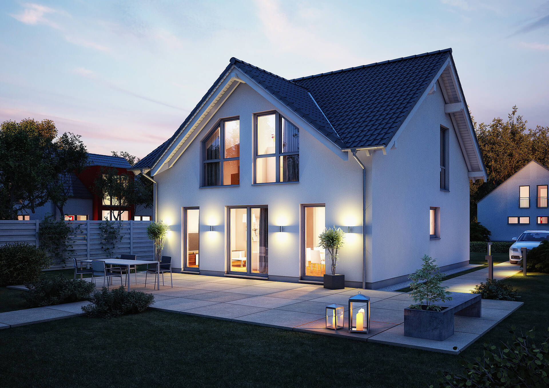 Familienhaus Komfort von Kern-Haus | Wählen Sie Ihre Gaube