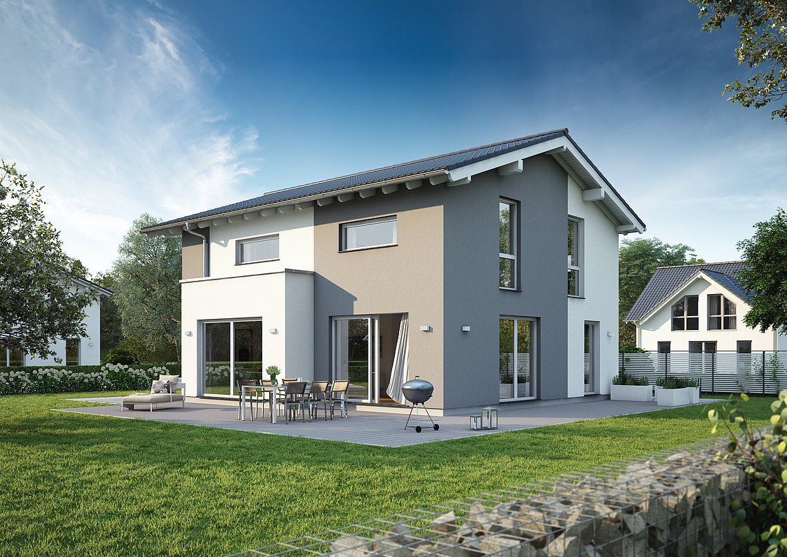 KernHaus Familienhaus Vero Traditionelle Form trifft