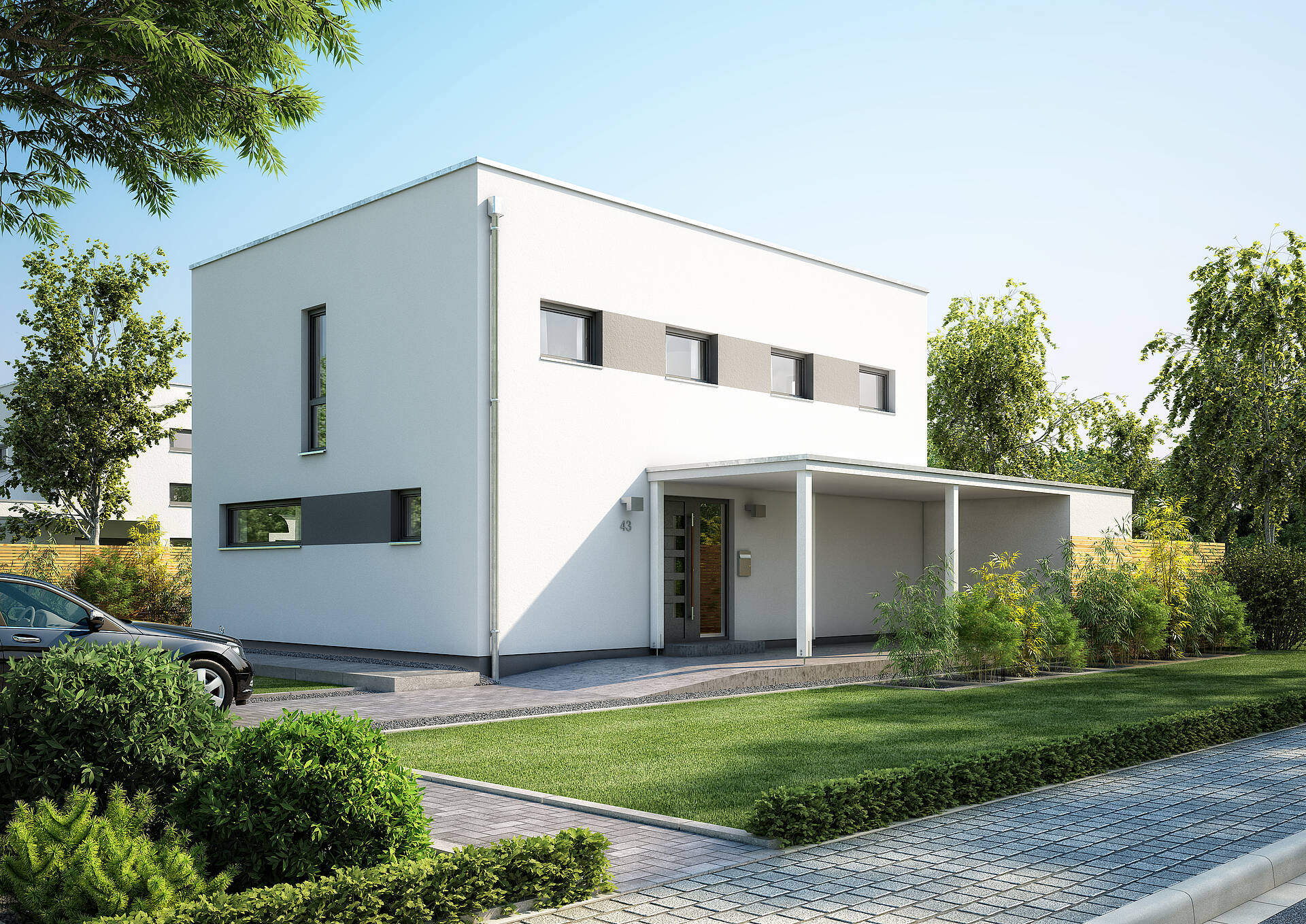 Bauhaus Etos Von Kern Haus Offene Kuche Als Mittelpunkt