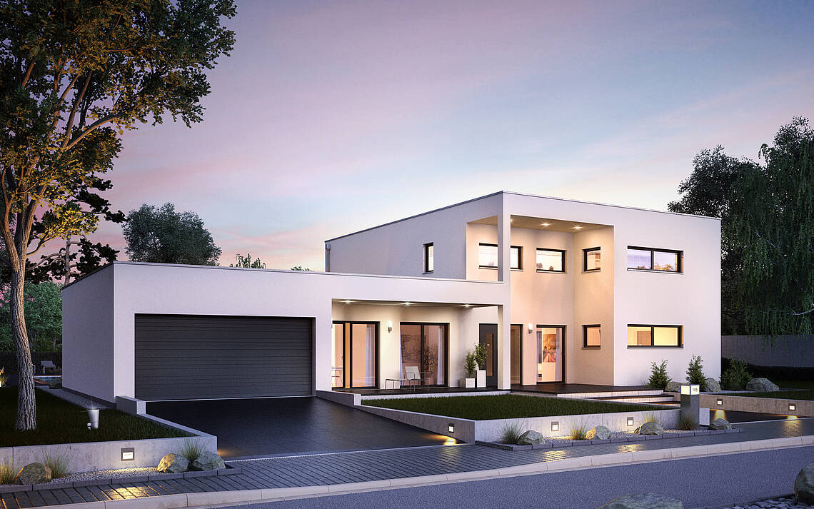 Stadtvilla Bauen Ihre Villa In Massivbauweise Kern Haus