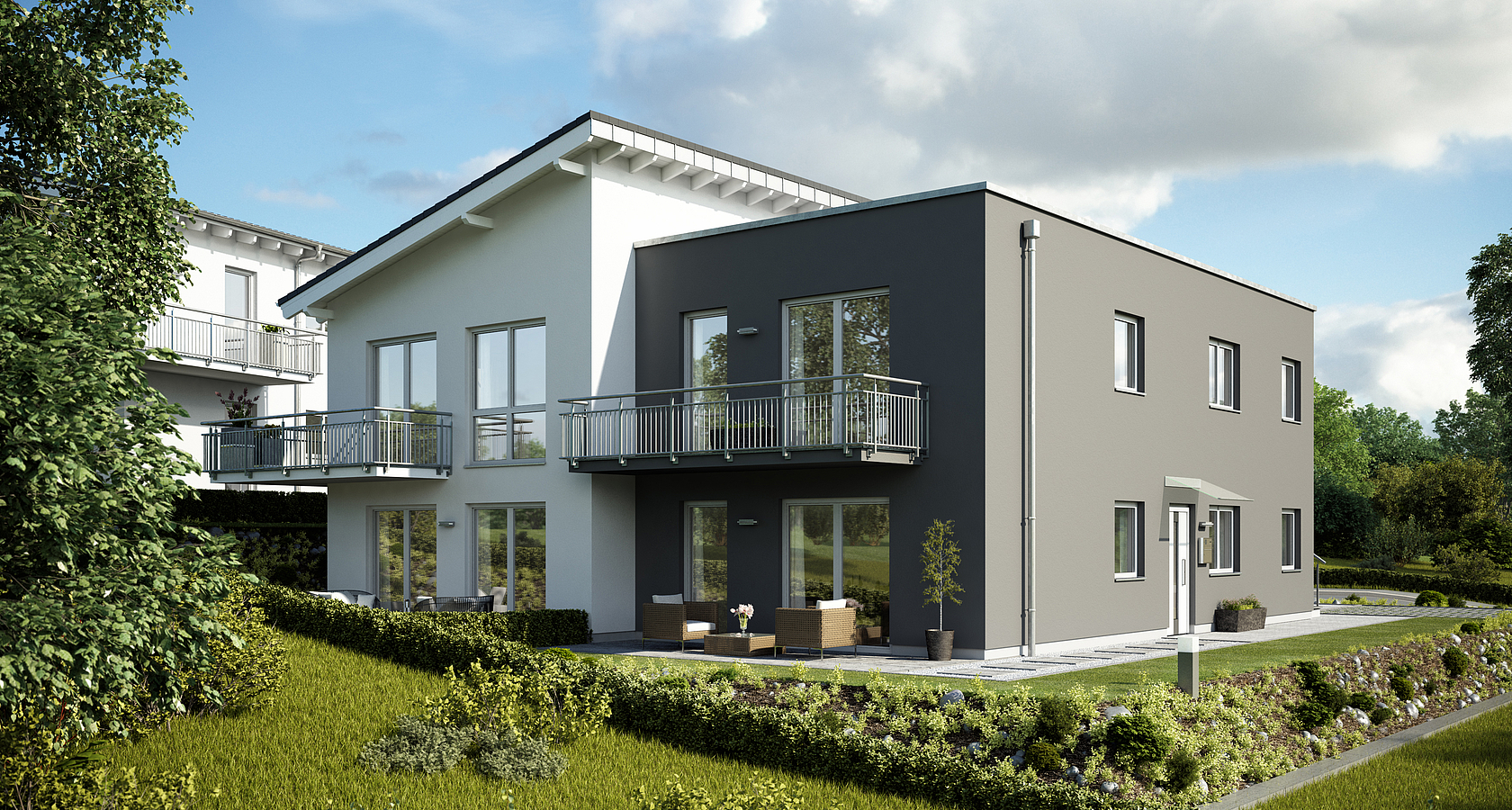 Mehrfamilienhaus Bauen Individuell Geplant Kern Haus