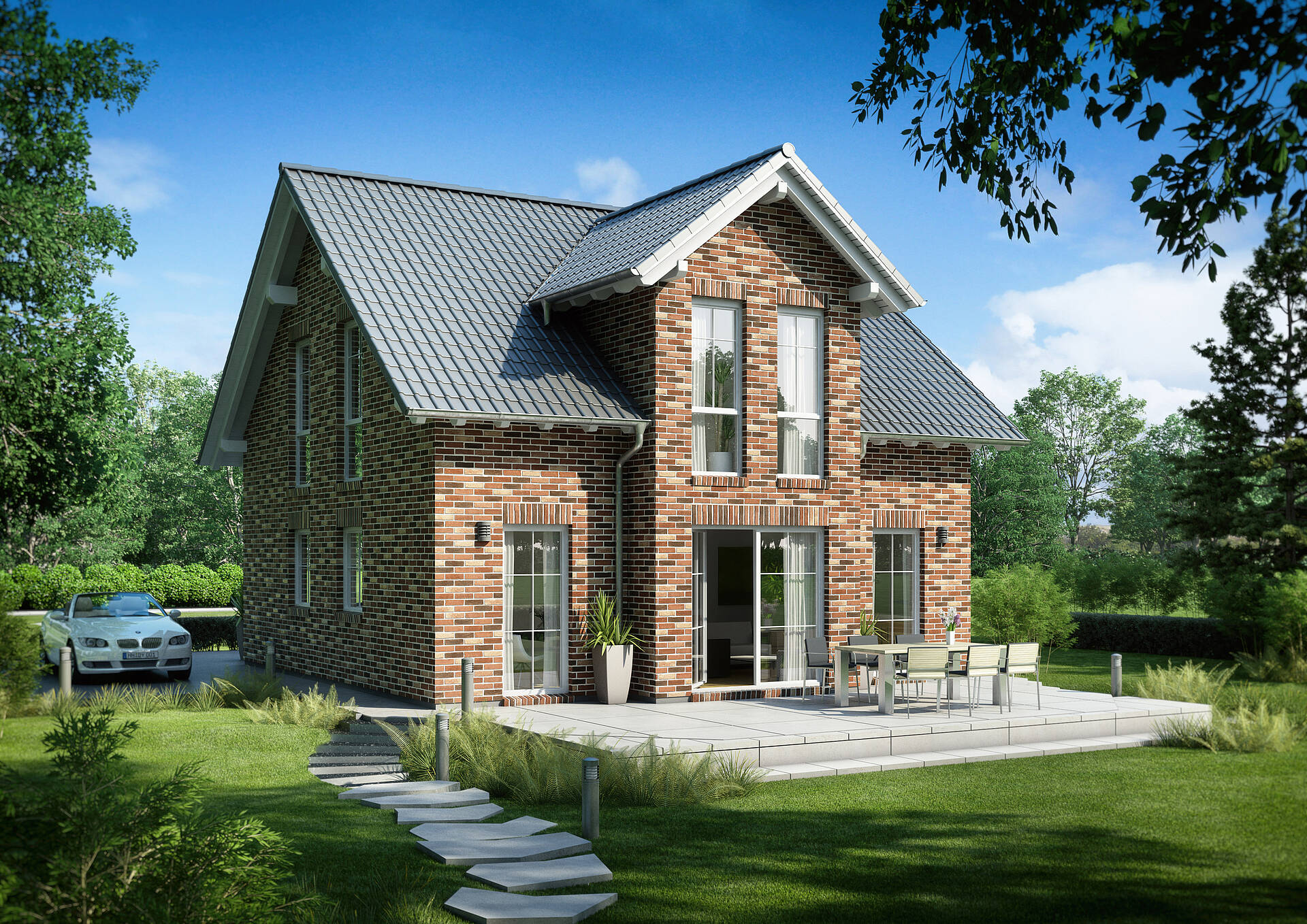 Familienhaus Esprit Klinker Von Kern Haus Klinkerfassade