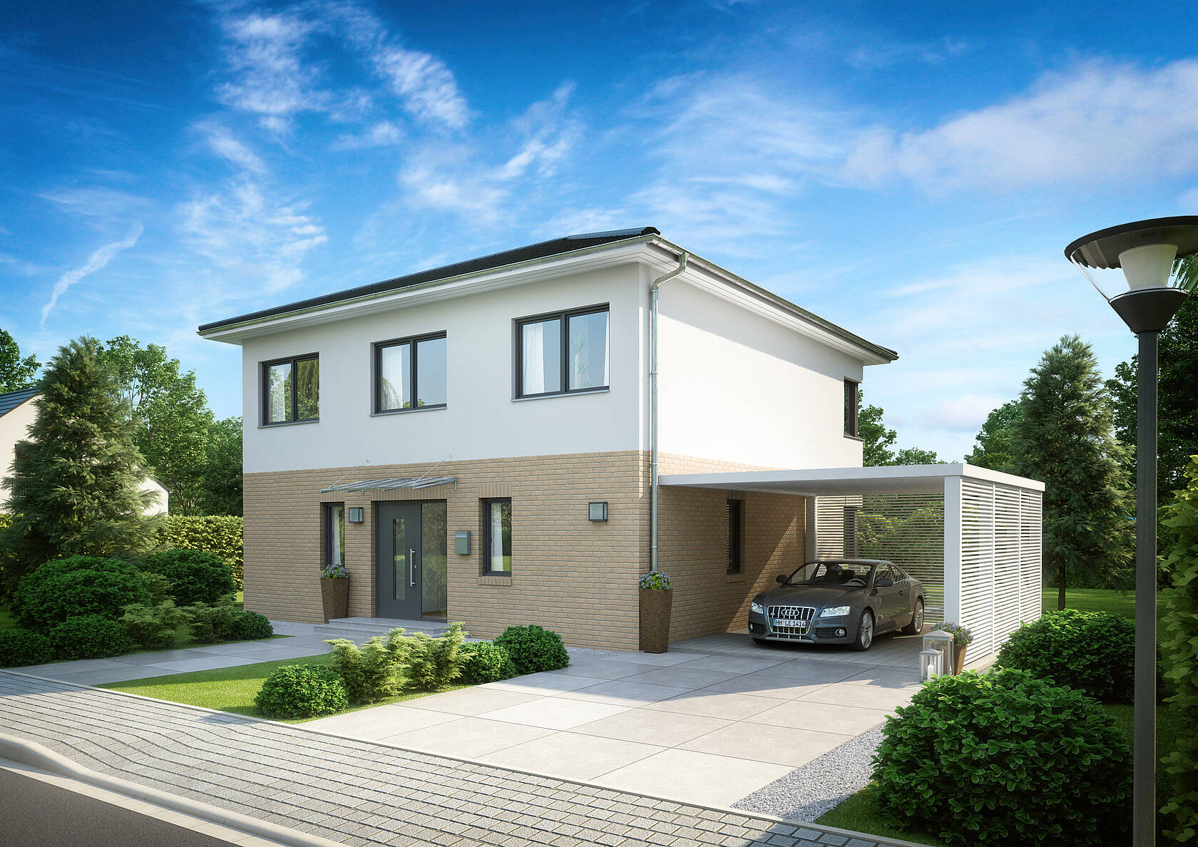 Stadtvilla Centro Klinker von Kern-Haus | inkl. Klinkerfassade
