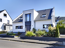 Massivhaus Eingangsseite