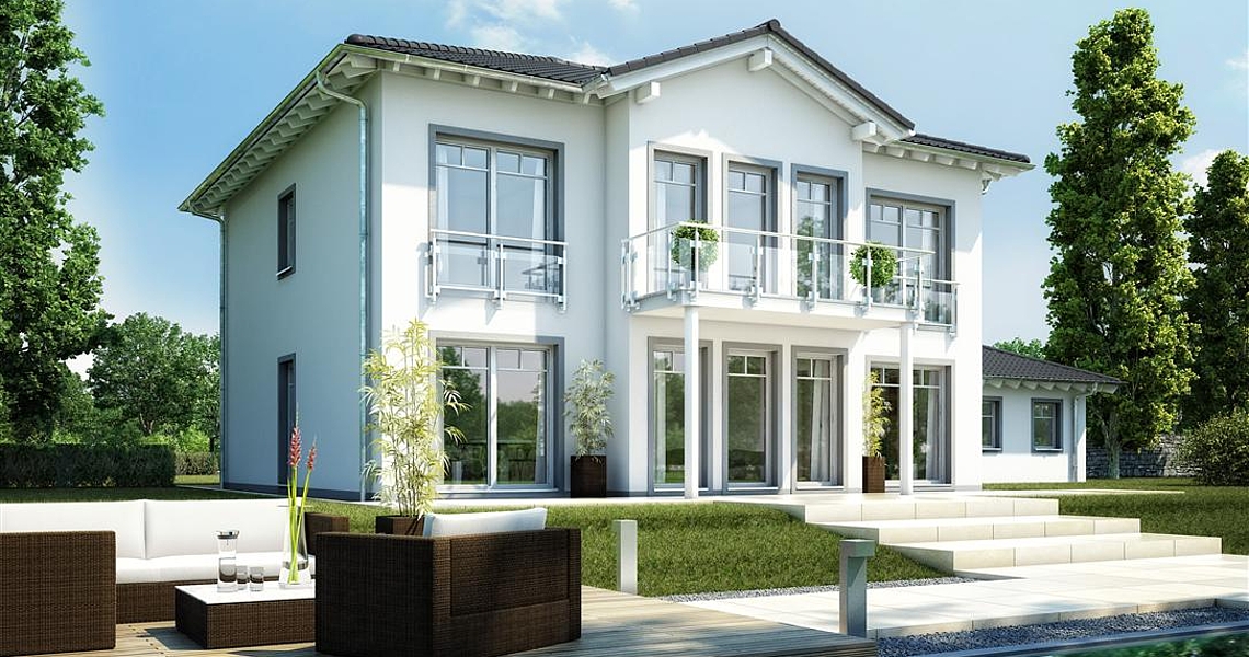 KernHaus Luxus pur Stadtvilla Karat setzt als Architektenhaus neue